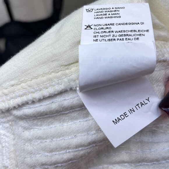 Blugirl Folies Y2K Gold and White Sequin Mini Skirt - Picture 7 of 8